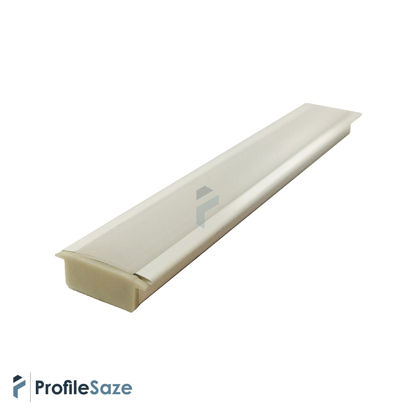 پروفیل نور خطی آلومینیومی 2 سانتی توکار کد L20W سفید (شاخه 3 متری) + دیفیوزر رایگان