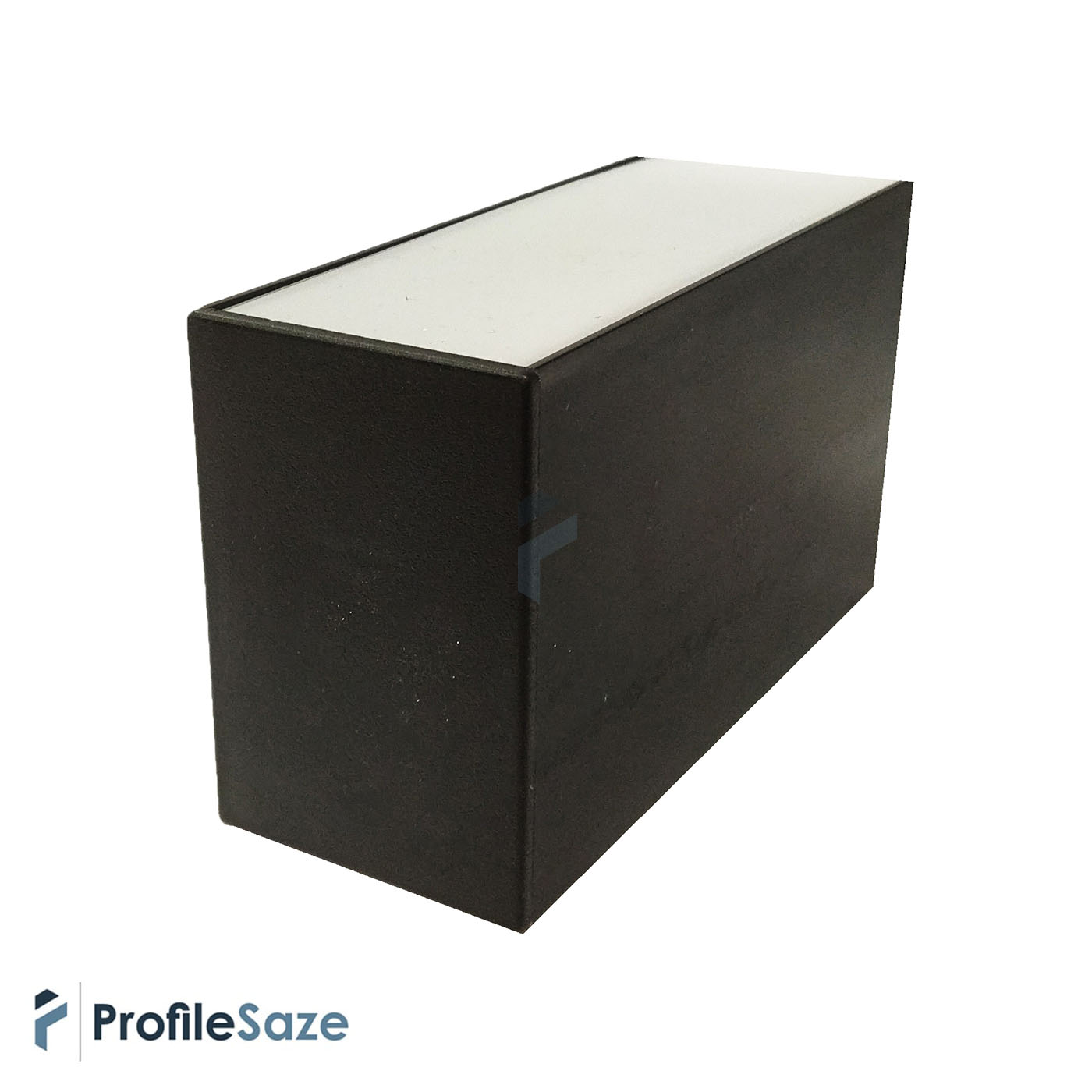 پروفیل نور خطی آلومینیومی 60 × 90 کد L69B مشکی (شاخه 3 متری) + دیفیوزر رایگان