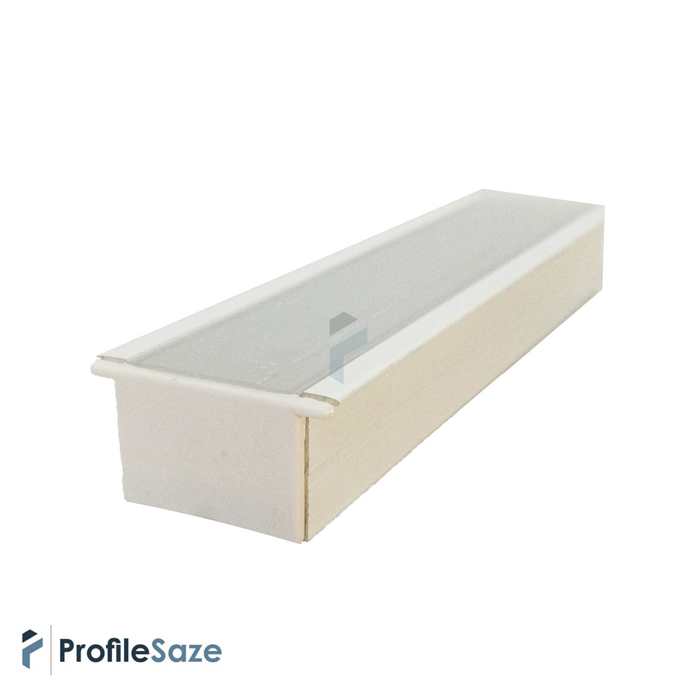 پروفیل نور خطی آلومینیومی 3 سانتی لبه دار کد L30W سفید (شاخه 3 متری) + دیفیوزر رایگان