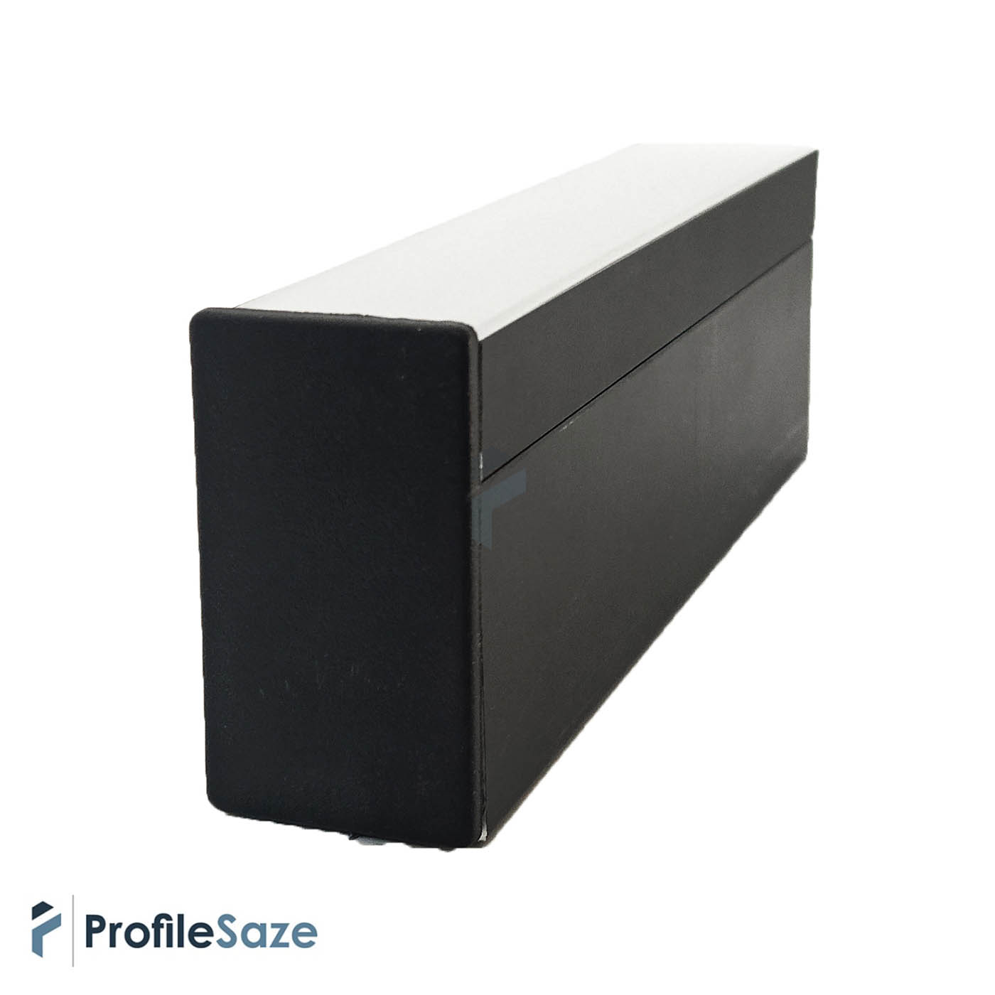 پروفیل نور خطی آلومینیومی دو تکه کد L35B مشکی (شاخه 3 متری) + دیفیوزر رایگان