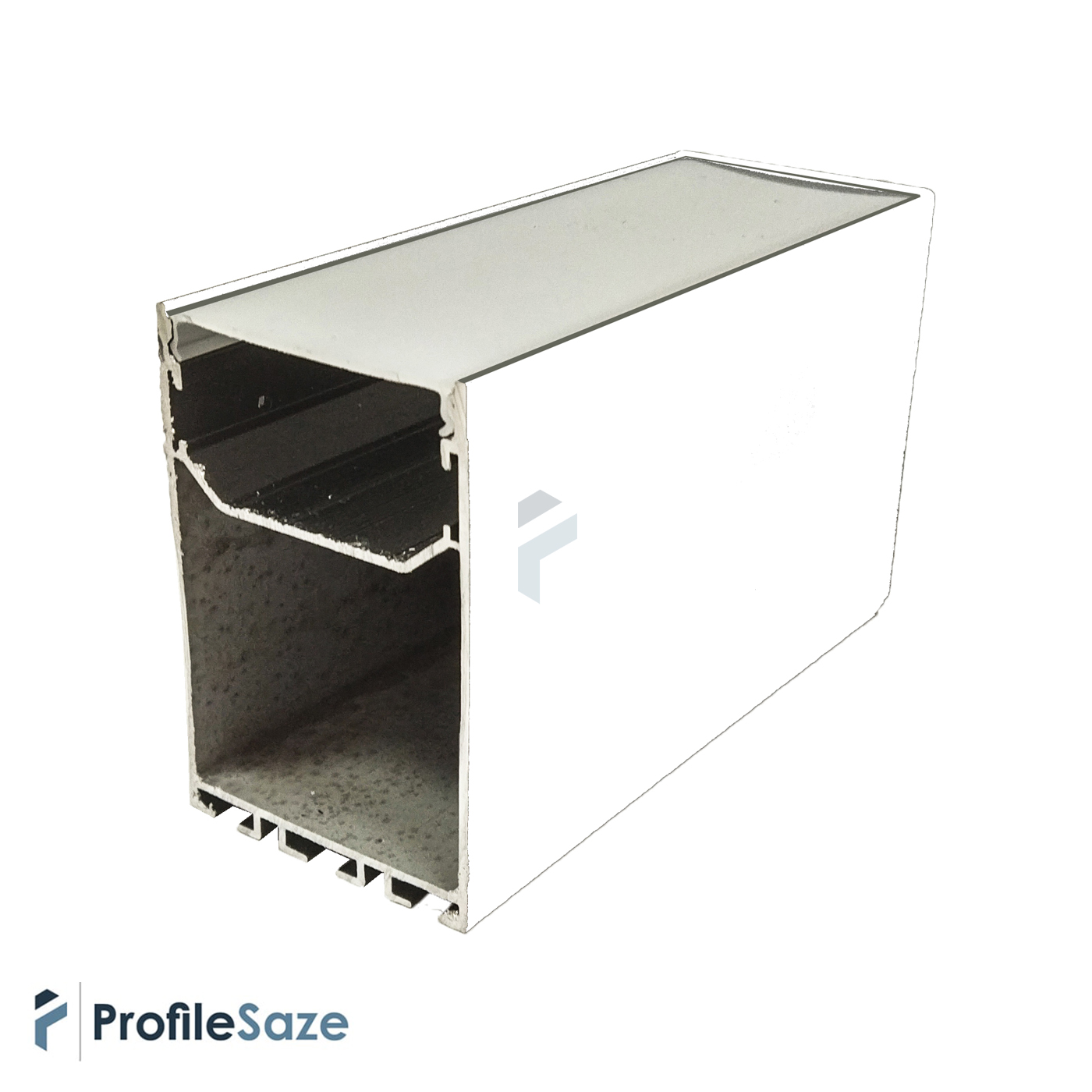 پروفیل نور خطی آلومینیومی 60 × 90 کد L69W سفید (شاخه 3 متری) + دیفیوزر رایگان