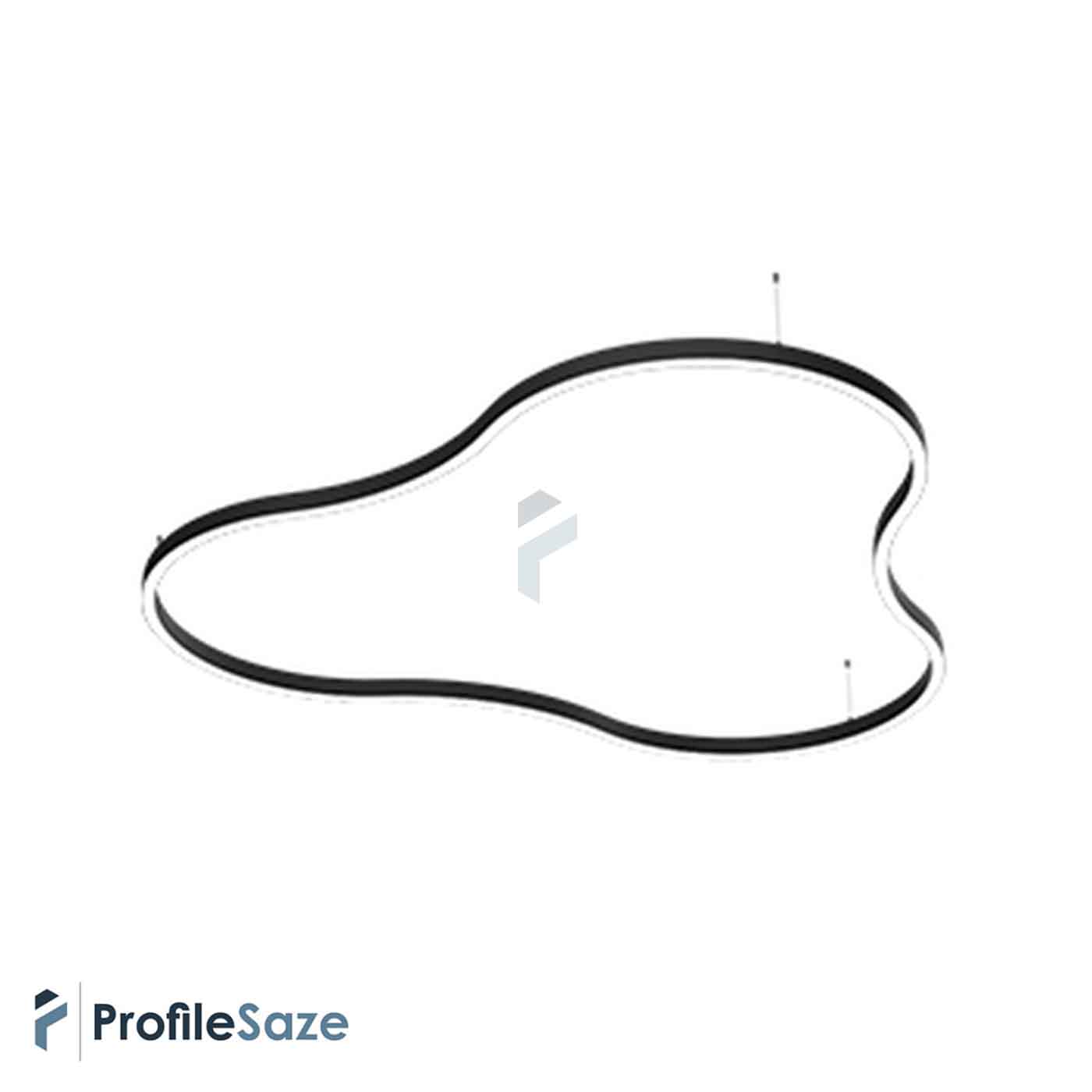 لوستر نور خطی اسپینر کد Spiner-200 (بدون نور)